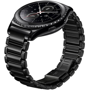 General Brand Metal Wrist Band for Garmin Vivoactive 4 - Black
