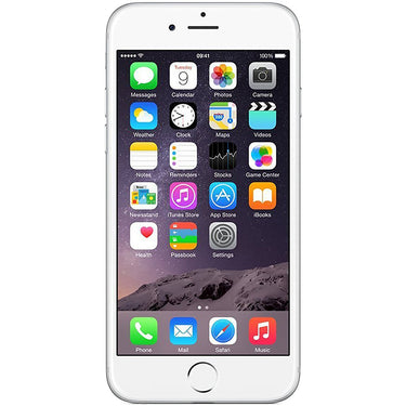 Apple iPhone 6, Silver, 16GB, Unlocked Carrier - Refurbished - IPH6SL16U