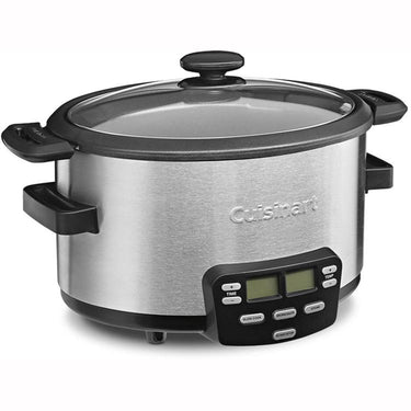 Cuisinart 4 Quart 3-In-1 Cook Central Multi-Cooker, Slow Cooker, Steamer - MSC-400
