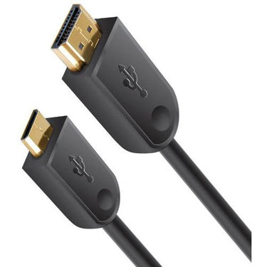 General Brand High Speed Mini-HDMI to HDMI A/V Cable 6 Feet (GENMHDMI)
