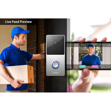 Olive & Dove RemoBell WiFi Video Doorbell (Night Vision; 2-Way Audio) - Open Box
