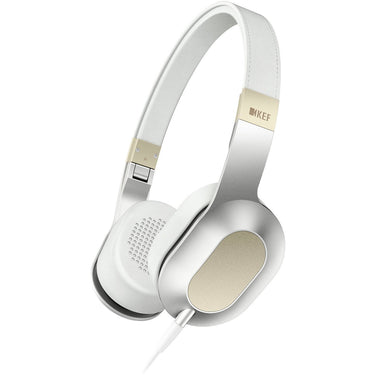KEF M-Series M400 Headphones (Gold) Bundle with Case and Portable Amplifier