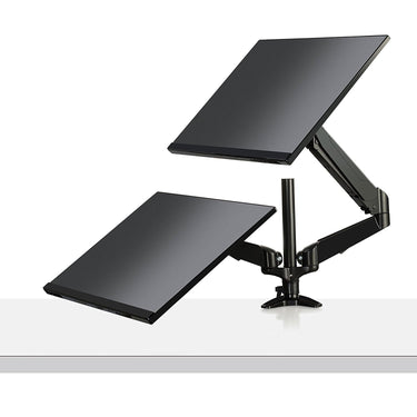 Fotolux Premium Gas Spring Dual Monitor Mounting Arm For 15"-27"
