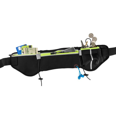 Xit Sports Zippered Durable Waist Bag for Gym and Training in Black - XTGWBGR