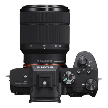 Sony a7III Full Frame Mirrorless ILC Camera w/ 28-70mm Lens Monopod 128GB Case Bundle