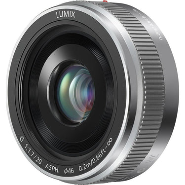 Panasonic LUMIX H-H020AS G 20mm / F1.7 II ASPH. Silver Lens (OPEN BOX)