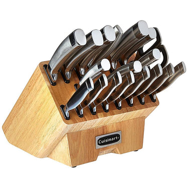 Cuisinart Normandy 19Pc. Stainless Steel Cutlery Block Set w/ Protective Gloves