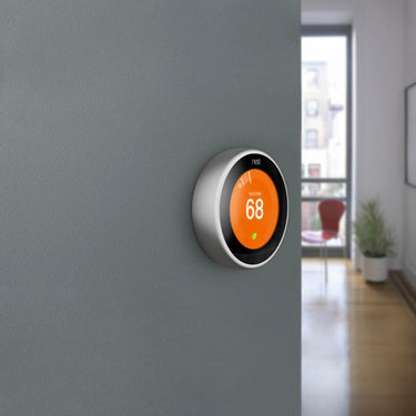 Google Nest Learning Thermostat 3rd Generation (Stainless Steel) w/ 2 Pack Wi-Fi Smart Plug