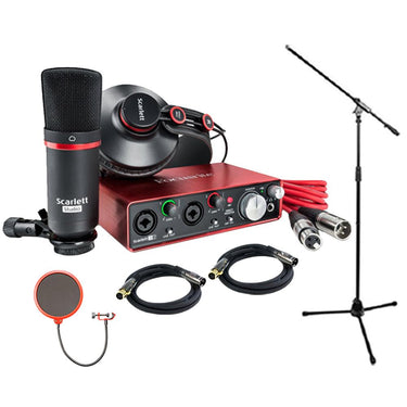 Focusrite Scarlett 2i2 Studio Pack & Recording Bundle - 2nd Generation w/ Pro Tools