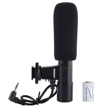 Deco Gear Universal Mini Condenser Shotgun Microphone for Digital Cameras and Camcorders