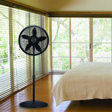Lasko 18-inch Adjustable Elegance and Performance Pedestal Fan - Black