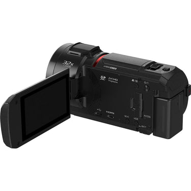 Panasonic 4K Ultra HD 24x Optical Zoom Camcorder w/ 25mm Wide Lens - HC-VX1K - Open Box