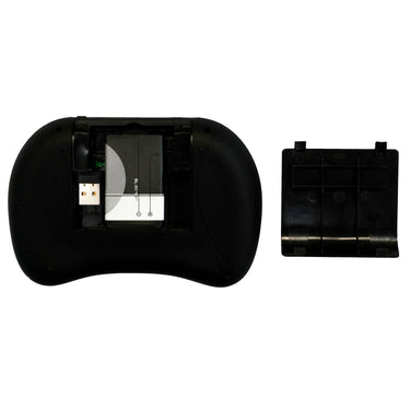 Deco Gear 2.4GHz Wireless Backlit Keyboard Smart Remote with Touchpad Mouse - STV300BK
