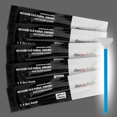 Deco Photo 5-Piece 16mm Sensor Cleaner Swabs