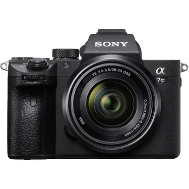 Sony a7III Interchangeable Lens Camera w/ 28-70mm + Gimbal Stabilizer Bundle