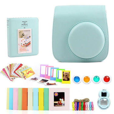 Deco Gear Accessories Bundle for Fujifilm Instax Mini 8/9 with Twin Pack Film (10 Shots)
