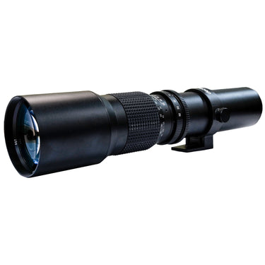 Deco Photo 500MM Preset Telephoto Lens with T-Mount for Canon Cameras