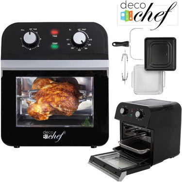 Deco Chef Extra Large  Capacity Convection Oven Airfryer + Knife Set with Cutting Board