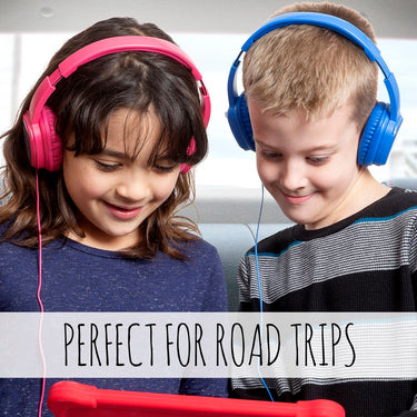 Deco Gear Kids' Over-Ear Pink Customizable Doodle Headphones with Safe Ears Volume Limiter