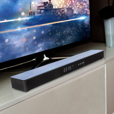 Deco Gear Home Theater Surround Sound 31" Soundbar 2.1 CH Audio Wireless Bluetooth NFC