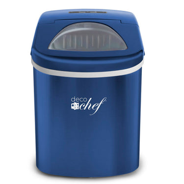 Deco Chef Blue Compact Electric Ice Maker | (IMBLU) | Top Load | 26 Lbs Per Day