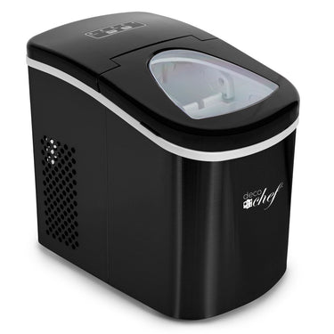 Deco Chef Black Compact Electric Ice Maker | (IMBLK) | Top Load | 26 Lbs Per Day