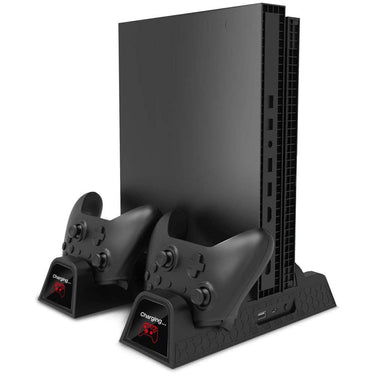 Deco Gear Xbox Accessory Kit with 3-in-1 Vertical Stand, Thumb Grips, and XB1X Skin Decal