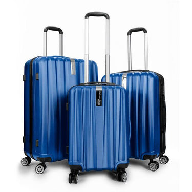 Deco Gear Travel Elite Series 3Pc Spinner Luggage Set (20",24",28") w/ 10Pc Accessory Kit