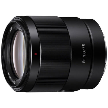 Sony FE 35mm F1.8 Large Aperture Full-Frame E-Mount Lens + 64GB Memory Bundle