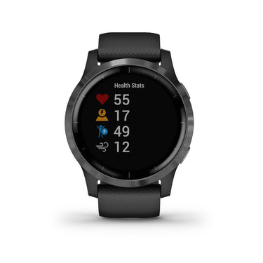 Garmin Vivoactive 4 Smartwatch (Black/Stainless) 010-02174-11