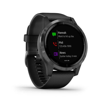 Garmin Vivoactive 4 Smartwatch (Black/Stainless) 010-02174-11