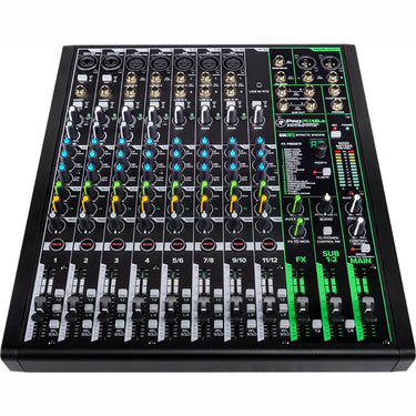 Mackie 12 Channel Professional Effects Mixer + Headphones and Warranty Bundle