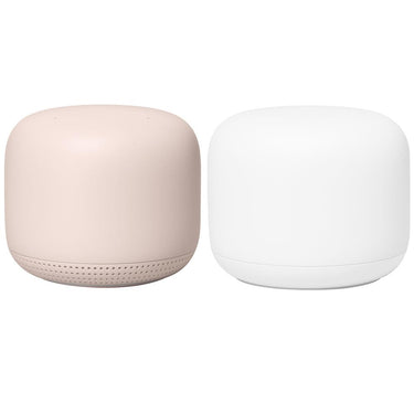 Google Nest Wifi Router and Point S1 + C1 - Sand (2PK) with Accessories Bundle