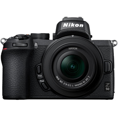 Nikon Z50 Mirrorless Camera 4K Z DX-Format + 16-50mm VR Lens Kit Backpack Bundle