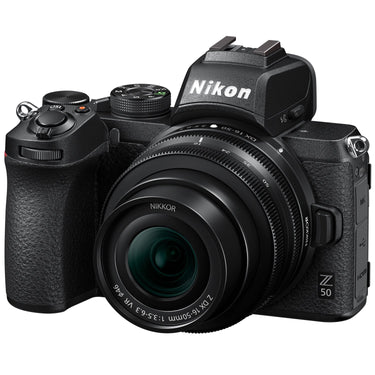 Nikon Z50 Mirrorless Camera 4K DX-Format 16-50mm + 50-250mm VR 2 Lens Pro Bundle