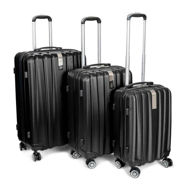 Deco Gear Travel Elite Series - 3pc Luggage Set with Speaker Backpack & 10pc Accessory Kit