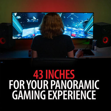 Deco Gear 43" Curved Ultrawide LED 32:10 120Hz FreeSync Gaming Monitor Open Box