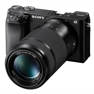 Sony a6100 Mirrorless Camera 4K APS-C 16-50mm 55-210mm 2 Lens Bundle ILCE-6100YB