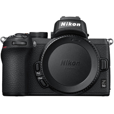 Nikon Z50 Mirrorless Camera Body Only 4K DX-Format FTZ Lens Mount Adapter Bundle