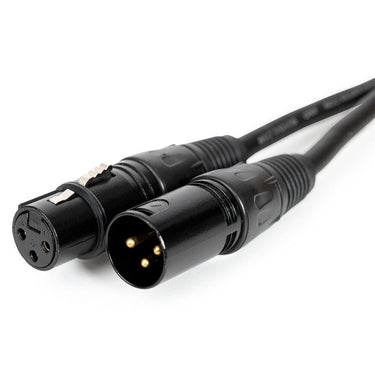Deco Gear XLR 10' Male to XLR Female 16AWG Gold Plated Cable 3 Pack