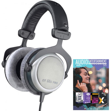 BeyerDynamic DT-880 Pro Headphones 250 Ohm + Audio Entertainment Bundle
