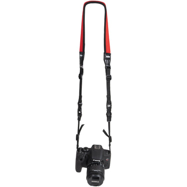 Vivitar Universal Neoprene Neck Camera Strap for DSLR, Mirrorless, Point/Shoot (Red)