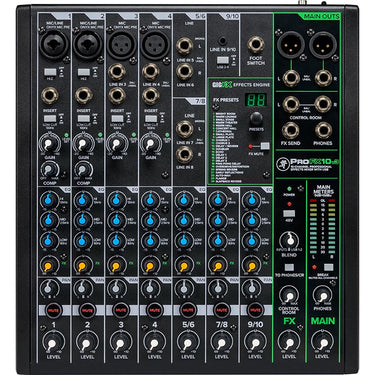 Mackie PROFX10V3 10 Channel Professional Effects Mixer with USB  - Open Box