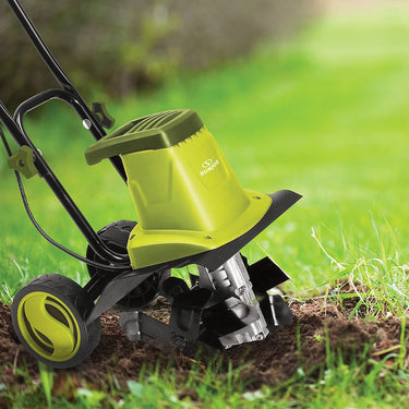 Sun Joe Electric Garden Tiller/Cultivator | 12-Inch | 8 Amp TJ602E REFURBISHED