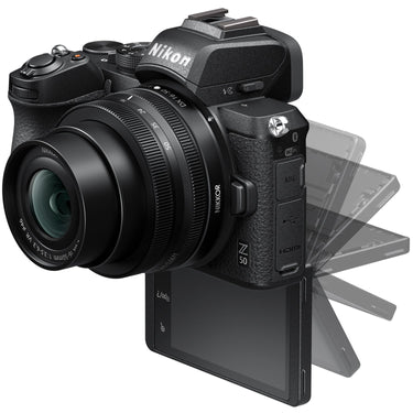 Nikon Z50 Mirrorless Camera 4K Z DX with 16-50mm VR Lens Kit Extended Warranty Bundle