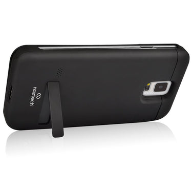 NAZTECH 3200mA Battery Power Case Flip Style for Samsung Galaxy S5 - Black - 12884