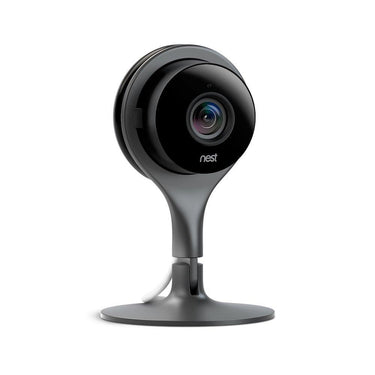 Google Nest Learning Smart Thermostat 3rd Gen Mirror Black T3018US + Nest Cam Indoor Camera