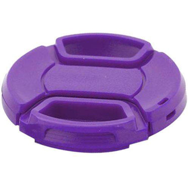 Vivitar 49mm UV Filter and Snap On Cap - Purple