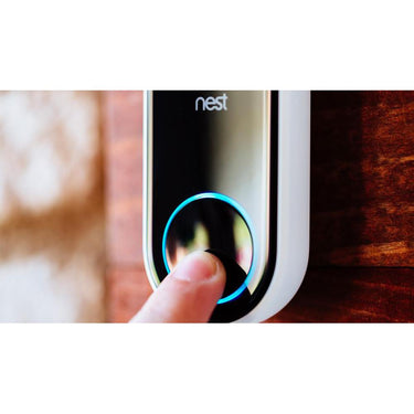 Google Nest Learning Smart Thermostat 3rd Gen Mirror Black T3018US + Hello Video Doorbell