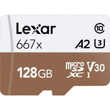 Lexar 2-Pack High-Performance 667x microSDHC/SDXC 128GB Memory Card w/ 128GB USB